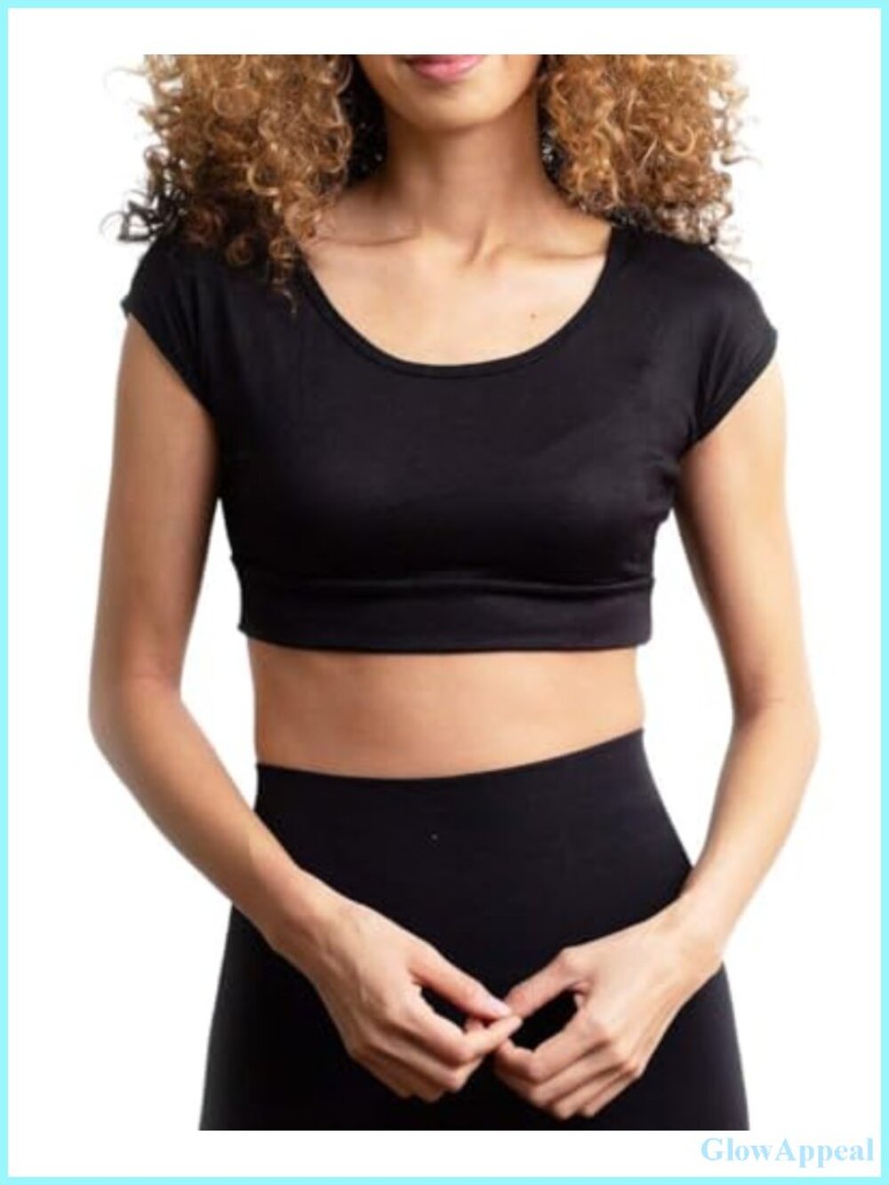 Cap Sleeve Demi Crop Undershirt Layering Tee Tanks & Camis